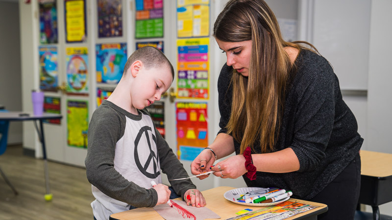 1:1 Student with a Teacher